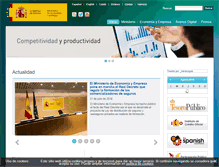 Tablet Screenshot of mineco.gob.es